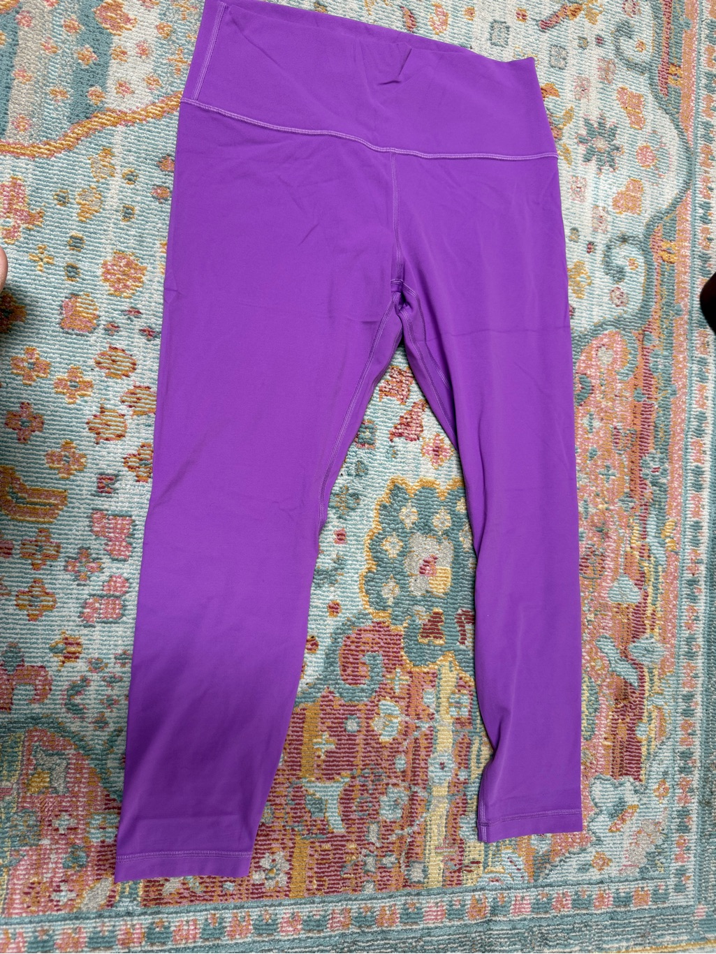 Lululemon Like New Purple High-Waist Leggings- Size 12